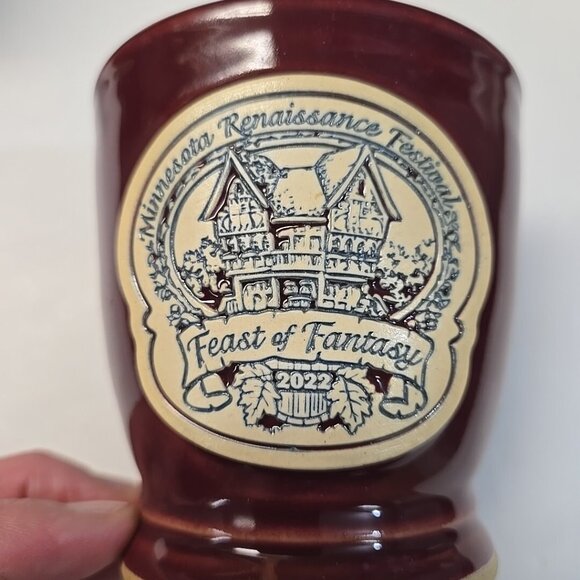 SET OF 2 Feast Of Fantasy Minnesota Renaissance Festival 2022 Cups Grey Fox Drip - Picture 2 of 8